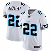 Nike Panthers 22 Christian McCaffrey White Team Logos Fashion Vapor Limited Jersey Dyin,baseball caps,new era cap wholesale,wholesale hats